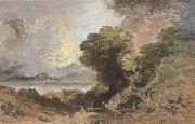 William Turner, The tree at the edge of lake